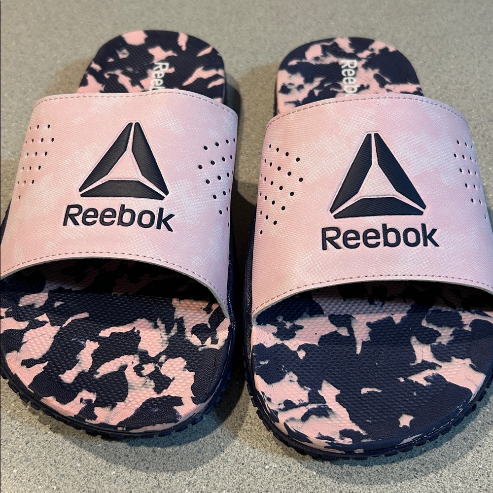 Reebok Pink Slide Sandals for Women